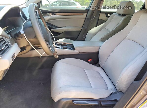 1HGCV1F12JA009624 2018 HONDA ACCORD Gray Vista interior delantera