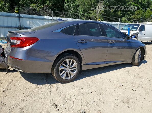 1HGCV1F12JA009624 2018 HONDA ACCORD Gray Trasero derecho