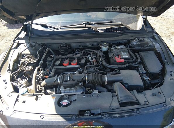 1HGCV1F12JA060976 2018 HONDA ACCORD Black Vista trasera