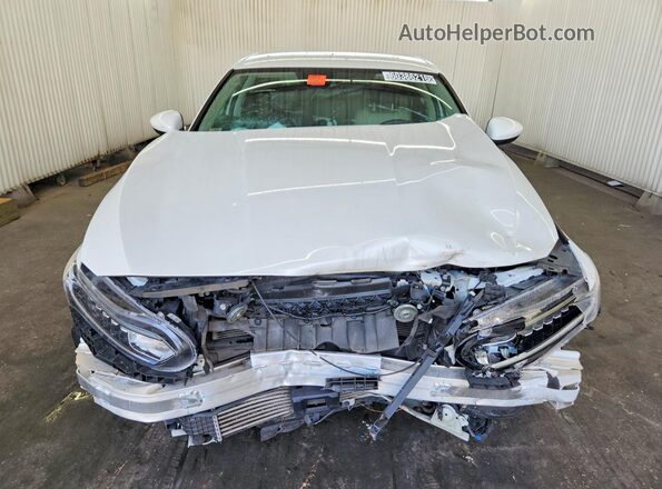 1HGCV1F12JA068303 2018 HONDA ACCORD White Front view