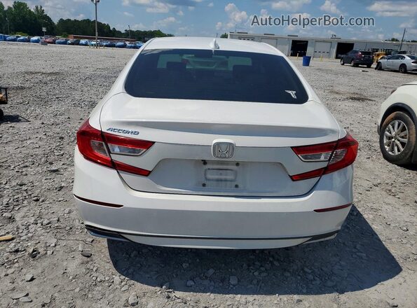 1HGCV1F12JA140455 2018 HONDA ACCORD White Rear view