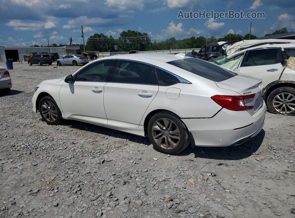 1HGCV1F12JA140455 2018 HONDA ACCORD White Rear left