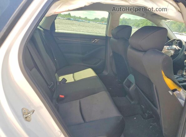 1HGCV1F12JA140455 2018 HONDA ACCORD White Rear seats view