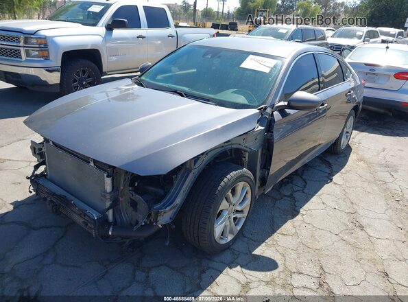 1HGCV1F12JA227935 2018 HONDA ACCORD Gray Front left