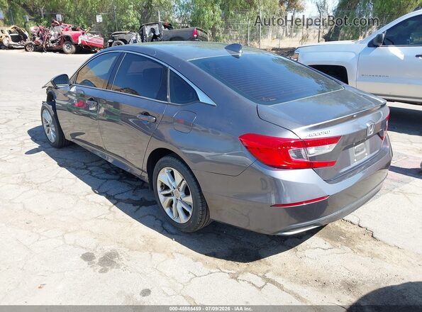 1HGCV1F12JA227935 2018 HONDA ACCORD Gray Rear left