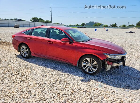 1HGCV1F12JA228681 2018 HONDA ACCORD Red Առջևի աջ