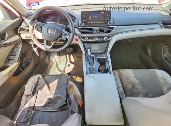 1HGCV1F12JA228681 2018 HONDA ACCORD Red Առջևի վահանակի տեսք