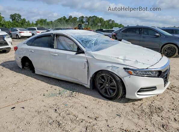 1HGCV1F12JA261941 2018 HONDA ACCORD Белый Передняя правая четверть