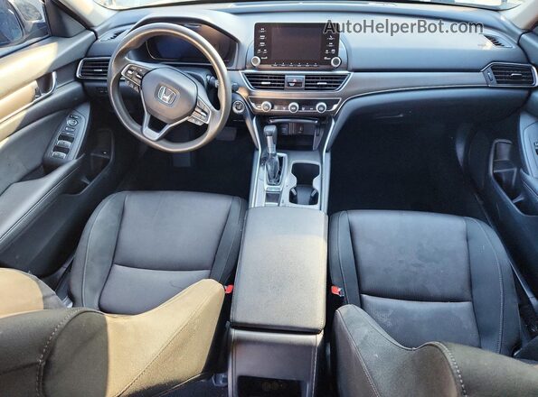 1HGCV1F12KA075916 2019 HONDA ACCORD Black Dashboard view