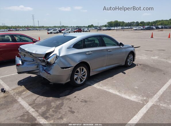 1HGCV1F12KA103827 2019 HONDA ACCORD Silver Trasero derecho