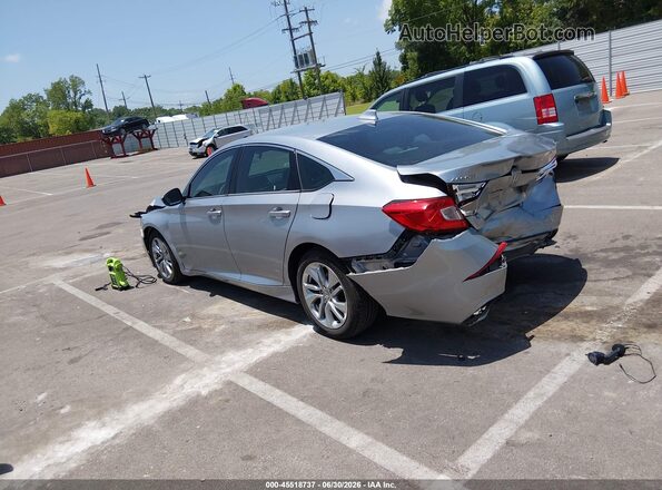 1HGCV1F12KA103827 2019 HONDA ACCORD Silver Trasero izquierdo
