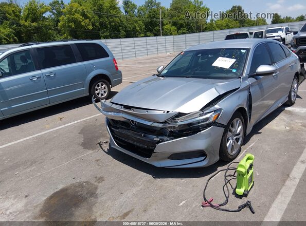 1HGCV1F12KA103827 2019 HONDA ACCORD Silver Vista frontal