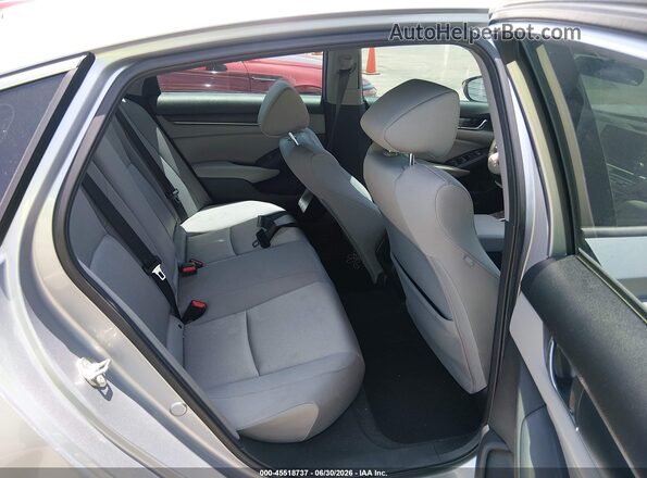 1HGCV1F12KA103827 2019 HONDA ACCORD Silver Vista de la etiqueta del VIN
