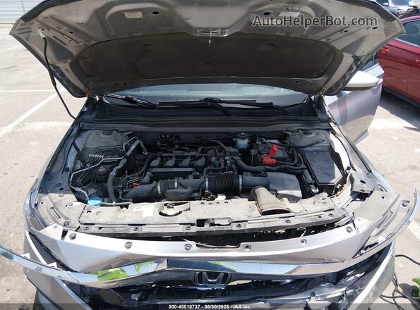 1HGCV1F12KA103827 2019 HONDA ACCORD Silver Vista trasera
