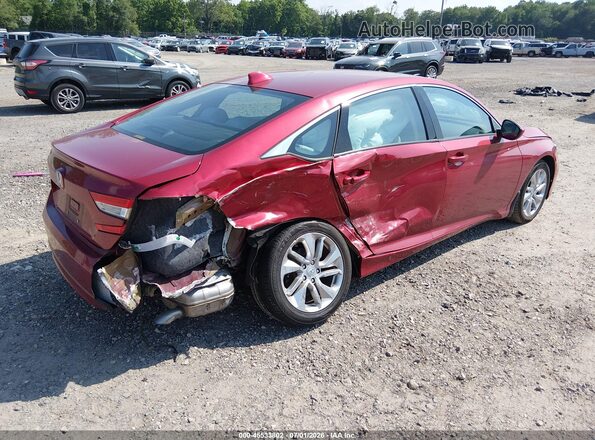 1HGCV1F12KA121390 2019 HONDA ACCORD Red Задня права чверть