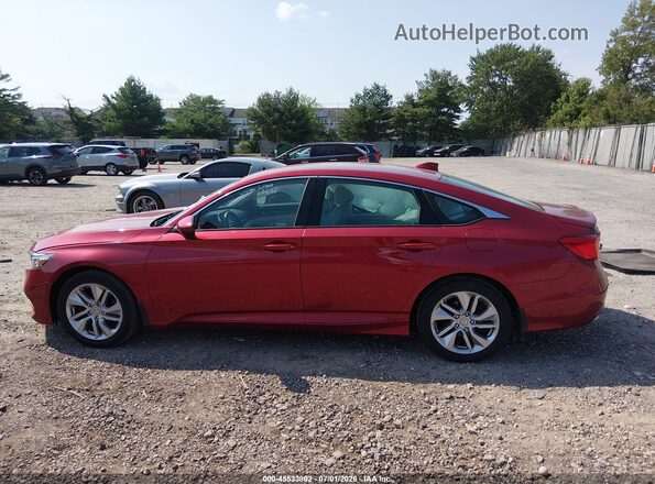 1HGCV1F12KA121390 2019 HONDA ACCORD Red Панорамний вид салону 360°