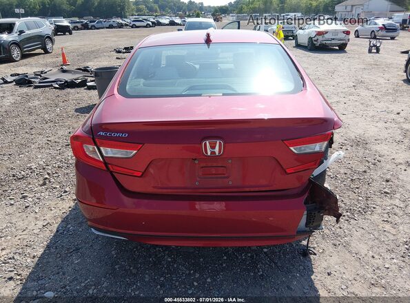 1HGCV1F12KA121390 2019 HONDA ACCORD Red 