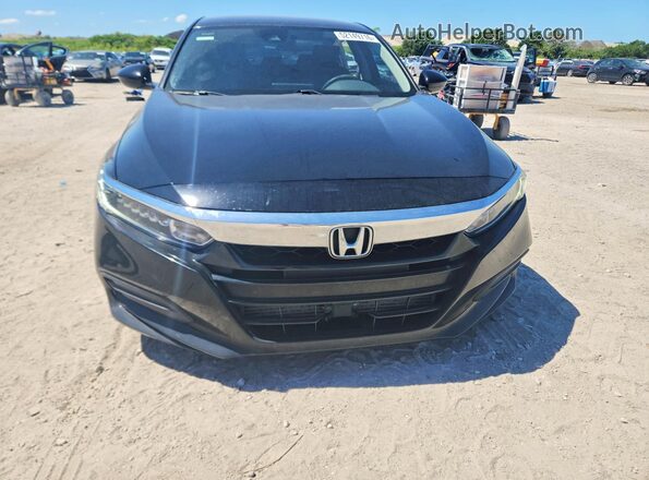 1HGCV1F12KA123334 2019 HONDA ACCORD Black Vista frontal