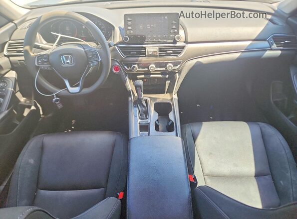 1HGCV1F12KA123334 2019 HONDA ACCORD Black Vista del salpicadero