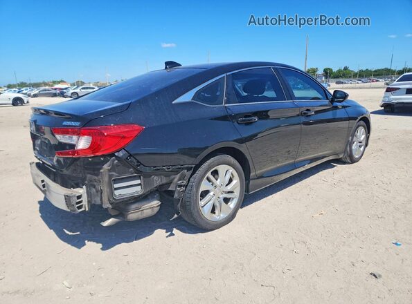 1HGCV1F12KA123334 2019 HONDA ACCORD Black Trasero derecho