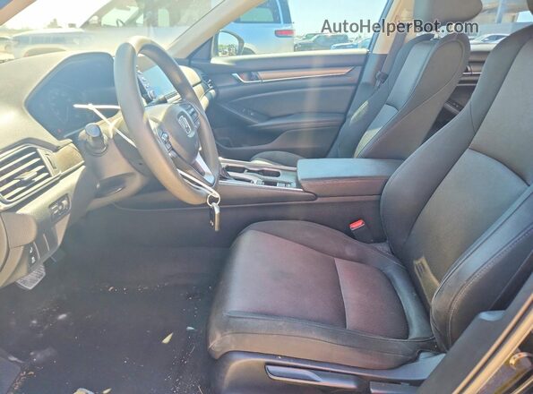 1HGCV1F12KA123334 2019 HONDA ACCORD Black Vista interior delantera