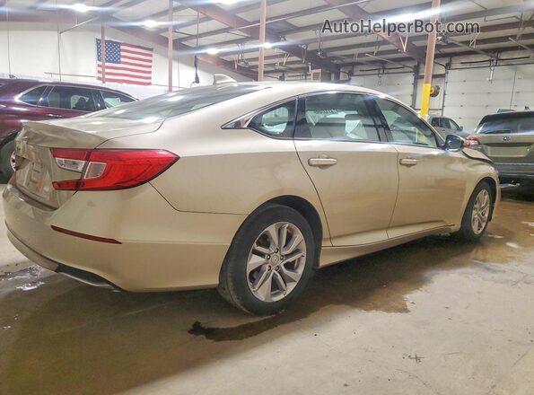 1HGCV1F12KA124936 2019 HONDA ACCORD Beige უკანა მარჯვენა