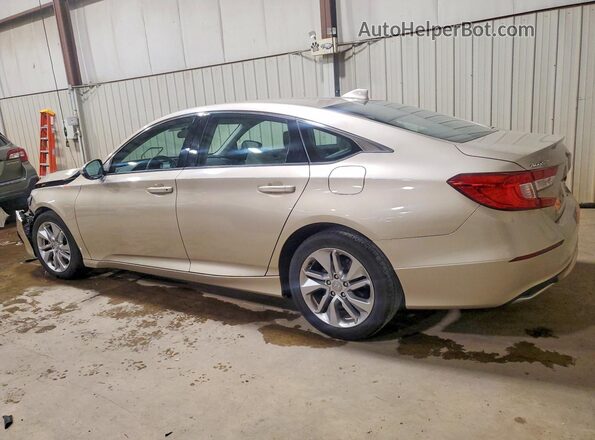 1HGCV1F12KA124936 2019 HONDA ACCORD Beige უკანა მარცხენა