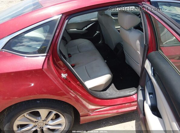 1HGCV1F12KA155166 2019 HONDA ACCORD Maroon VIN կոդի պիտակի տեսք
