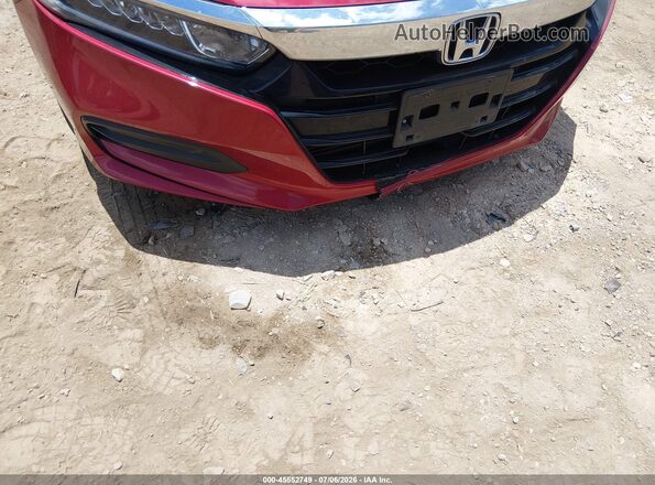 1HGCV1F12KA155166 2019 HONDA ACCORD Maroon Դիմացի տեսք