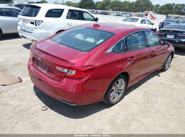 1HGCV1F12KA155166 2019 HONDA ACCORD Maroon Հետևի աջ