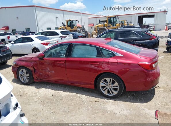 1HGCV1F12KA155166 2019 HONDA ACCORD Maroon Սալոնի 360 աստիճան տեսք