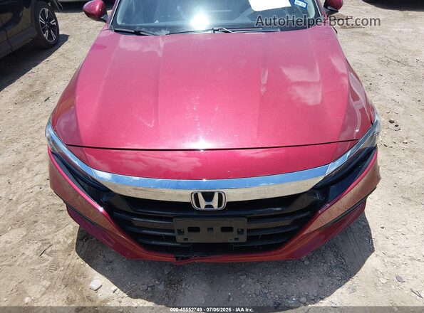 1HGCV1F12KA155166 2019 HONDA ACCORD Maroon Սարքավորումների վահանակի տեսք