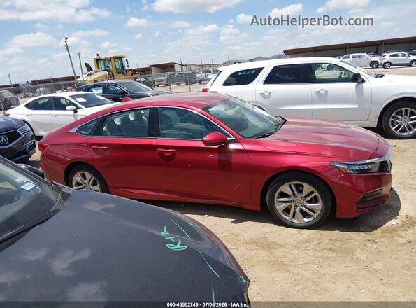 1HGCV1F12KA155166 2019 HONDA ACCORD Maroon Սալոնի հետևի տեսք