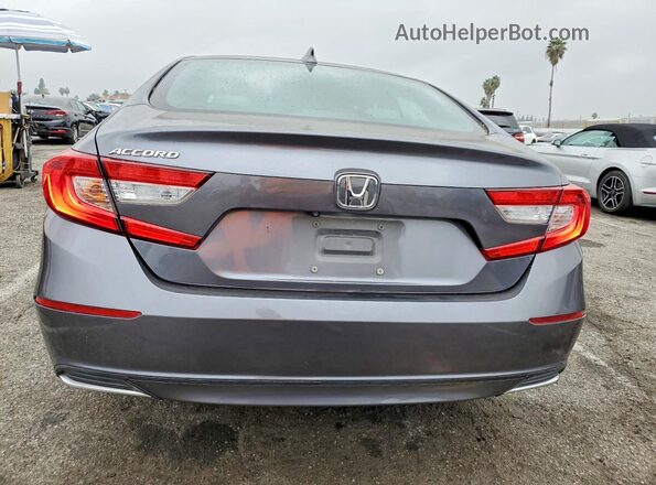 1HGCV1F12LA037555 2020 HONDA ACCORD Gray Հետևի տեսք