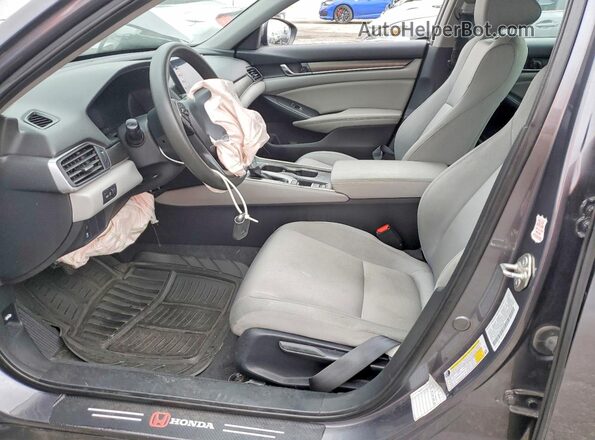 1HGCV1F12LA037555 2020 HONDA ACCORD Gray Սալոնի դիմացի տեսք