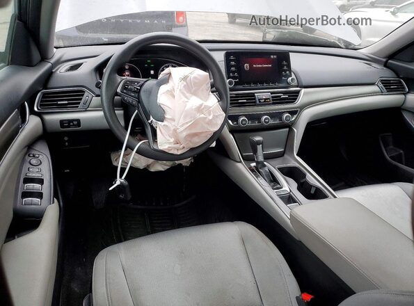 1HGCV1F12LA037555 2020 HONDA ACCORD Gray Առջևի վահանակի տեսք
