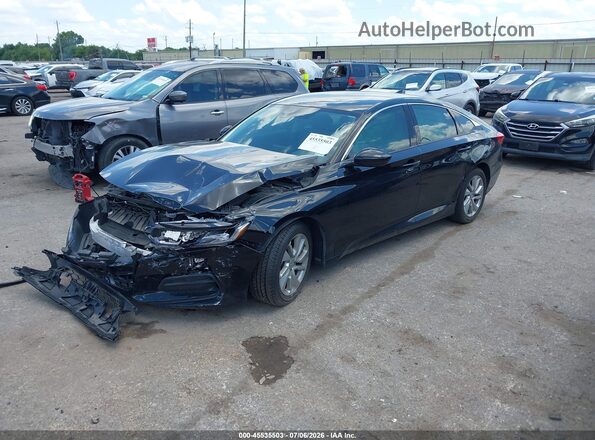 1HGCV1F12LA101271 2020 HONDA ACCORD Black Vista tres cuartos delantera izquierda
