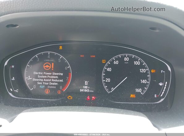 1HGCV1F12LA101271 2020 HONDA ACCORD Black Vista de los asientos traseros