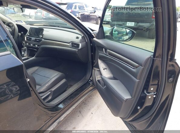 1HGCV1F12LA101271 2020 HONDA ACCORD Black Vista interior delantera