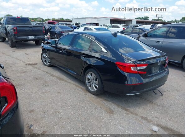 1HGCV1F12LA101271 2020 HONDA ACCORD Black Trasero izquierdo