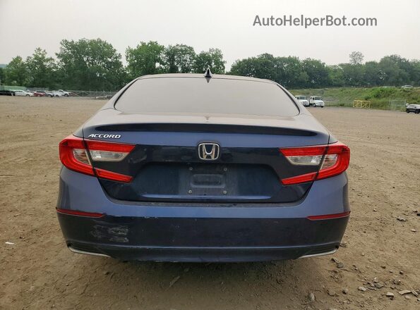 1HGCV1F12LA138594 2020 HONDA ACCORD Синий Вид сзади