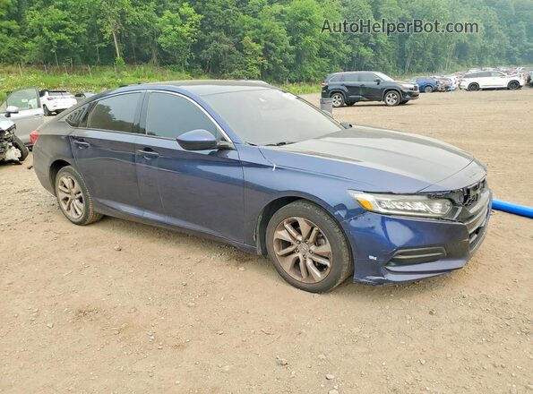 1HGCV1F12LA138594 2020 HONDA ACCORD Синий Передняя правая четверть