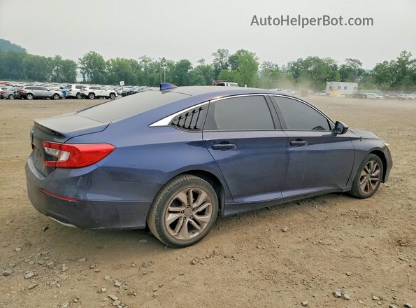 1HGCV1F12LA138594 2020 HONDA ACCORD Синий Задняя правая четверть
