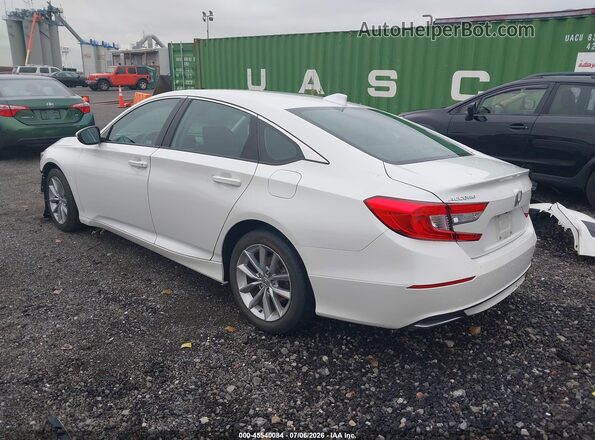 1HGCV1F12MA052848 2021 HONDA ACCORD White Trasero izquierdo