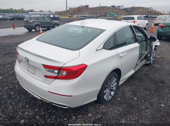 1HGCV1F12MA052848 2021 HONDA ACCORD White Trasero derecho