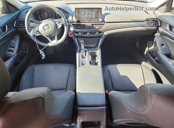 1HGCV1F12MA124325 2021 HONDA ACCORD Gray Widok deski rozdzielczej