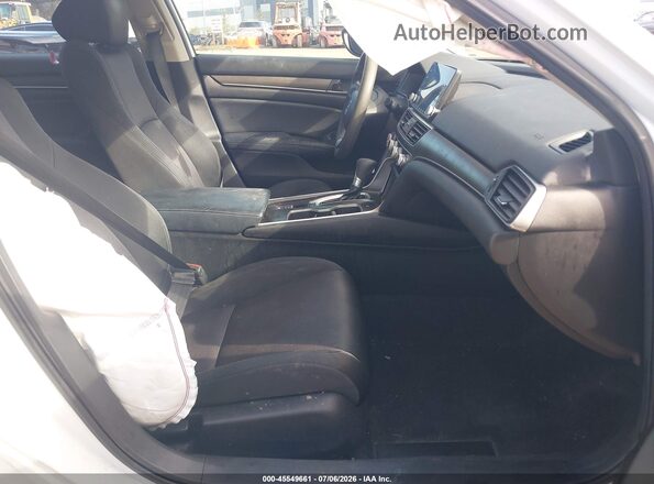 1HGCV1F13JA055091 2018 HONDA ACCORD White Widok wnętrza z przodu