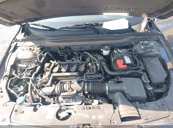 1HGCV1F13JA252293 2018 HONDA ACCORD Gray Widok z tyłu