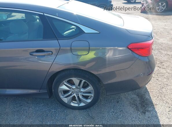 1HGCV1F13JA252293 2018 HONDA ACCORD Gray Widok z przodu