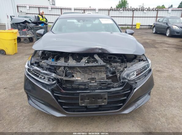 1HGCV1F13KA047834 2019 HONDA ACCORD Gray Widok z przodu
